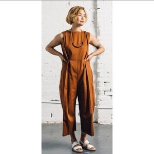 Women's Tan Jumpsuit